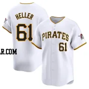 Ben Heller Youth Pittsburgh Pirates White Limited Home Jersey