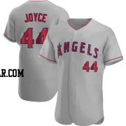 Ben Joyce Men's Los Angeles Angels Gray Authentic Road Jersey