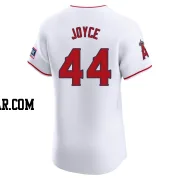 Ben Joyce Men's Los Angeles Angels White Elite Home Patch Jersey