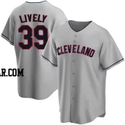 Ben Lively Men's Cleveland Guardians Gray Replica Road Jersey