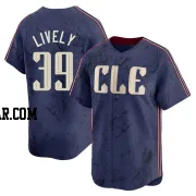 Ben Lively Men's Cleveland Guardians Navy Limited 2024 City Connect Jersey