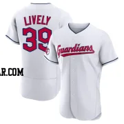 Ben Lively Men's Cleveland Guardians White Authentic Home Jersey