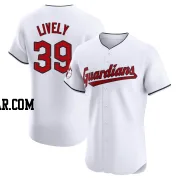 Ben Lively Men's Cleveland Guardians White Elite Home Jersey