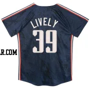 Ben Lively Toddler Cleveland Guardians Navy Limited Preschool & 2024 City Connect Jersey