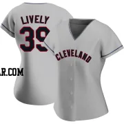 Ben Lively Women's Cleveland Guardians Gray Authentic Road Jersey