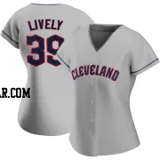 Ben Lively Women's Cleveland Guardians Gray Authentic Road Jersey