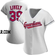 Ben Lively Women's Cleveland Guardians White Authentic Home Jersey