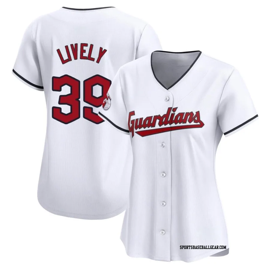 Ben Lively Women's Cleveland Guardians White Limited Home Jersey