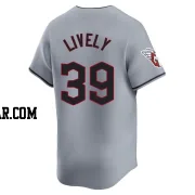 Ben Lively Youth Cleveland Guardians Gray Limited Road Jersey