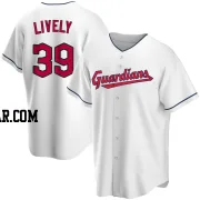 Ben Lively Youth Cleveland Guardians White Replica Home Jersey