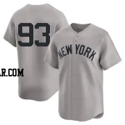 Ben Rice Men's New York Yankees Gray Limited Away 2nd Jersey