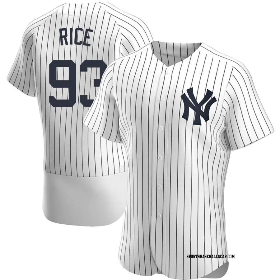 Ben Rice Men's New York Yankees White Authentic Home Jersey