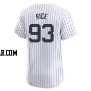 Ben Rice Men's New York Yankees White Elite Home Jersey