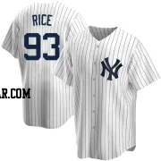 Ben Rice Men's New York Yankees White Replica Home Jersey