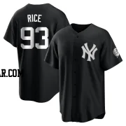 Ben Rice Youth New York Yankees Black/White Replica Jersey