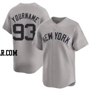 Ben Rice Youth New York Yankees Gray Limited Away Jersey