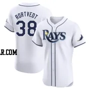 Ben Rortvedt Men's Tampa Bay Rays White Elite Home Jersey