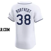 Ben Rortvedt Men's Tampa Bay Rays White Elite Home Jersey