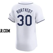 Ben Rortvedt Men's Tampa Bay Rays White Elite Home Jersey