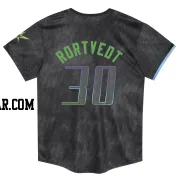 Ben Rortvedt Toddler Tampa Bay Rays Charcoal Limited 2024 City Connect Jersey