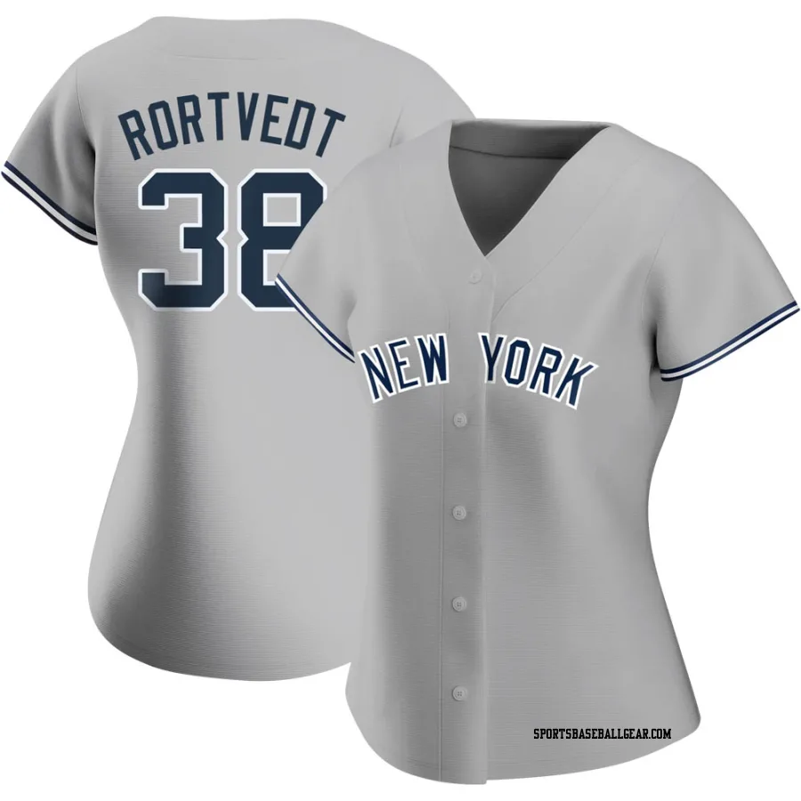 Ben Rortvedt Women's New York Yankees Gray Replica Road Name Jersey