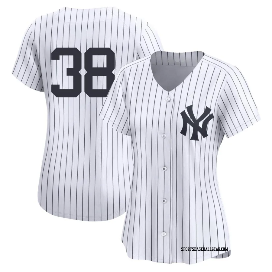 Ben Rortvedt Women's New York Yankees White Limited Yankee Home 2nd Jersey