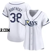 Ben Rortvedt Women's Tampa Bay Rays White Limited Home Jersey