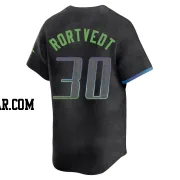 Ben Rortvedt Youth Tampa Bay Rays Charcoal Limited 2024 City Connect Jersey