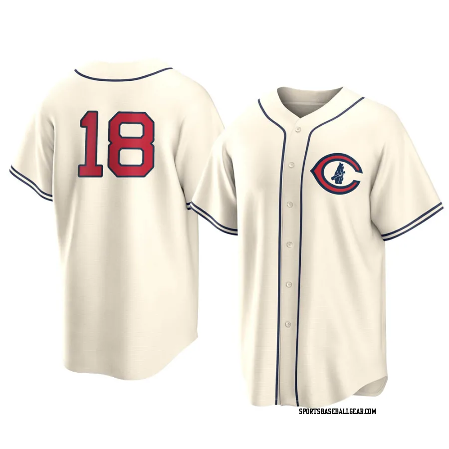 Ben Zobrist Men's Chicago Cubs Cream Replica 2022 Field Of Dreams Jersey