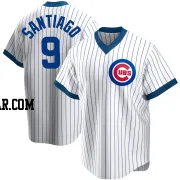 Benito Santiago Men's Chicago Cubs White Replica Home Cooperstown Collection Jersey