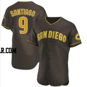 Benito Santiago Men's San Diego Padres Brown Authentic Road Jersey