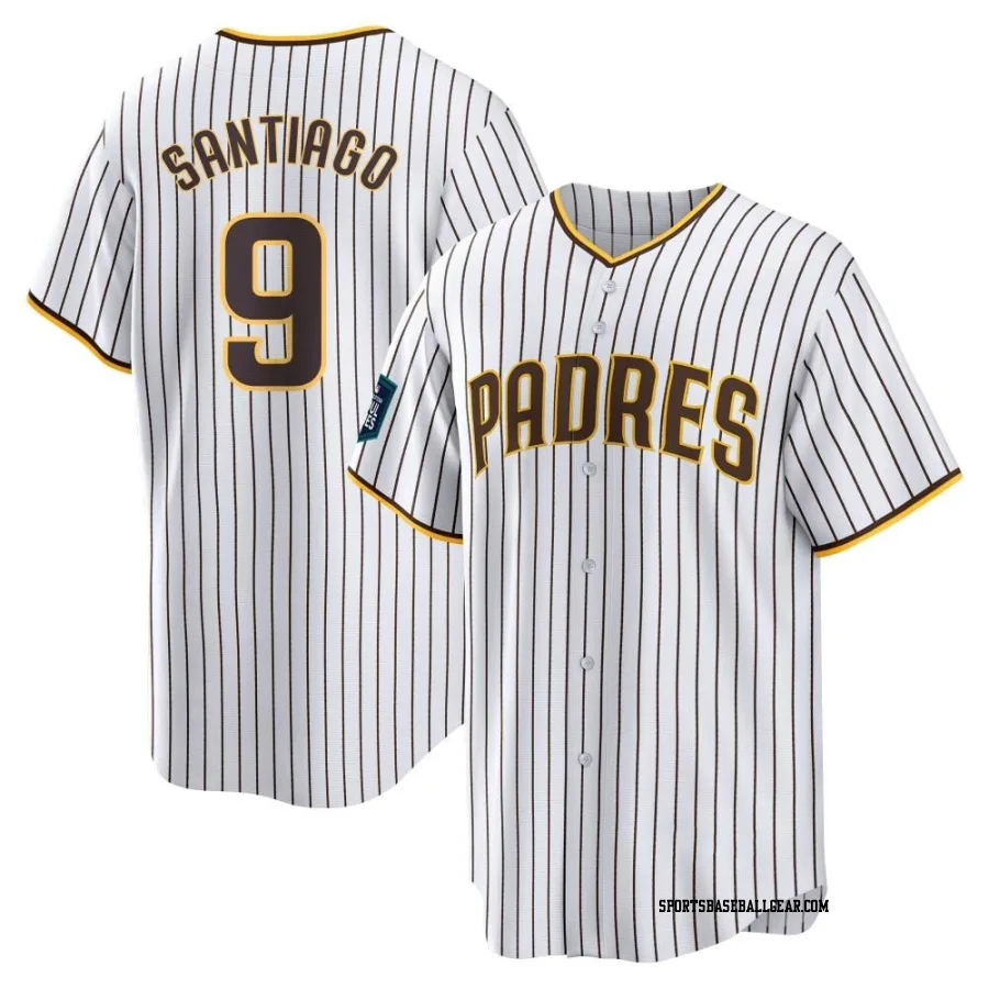 Benito Santiago Men's San Diego Padres White Replica 2024 World Tour Seoul Series Home Jersey