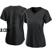 Benito Santiago Women's Chicago Cubs Black Authentic Pitch Fashion Jersey