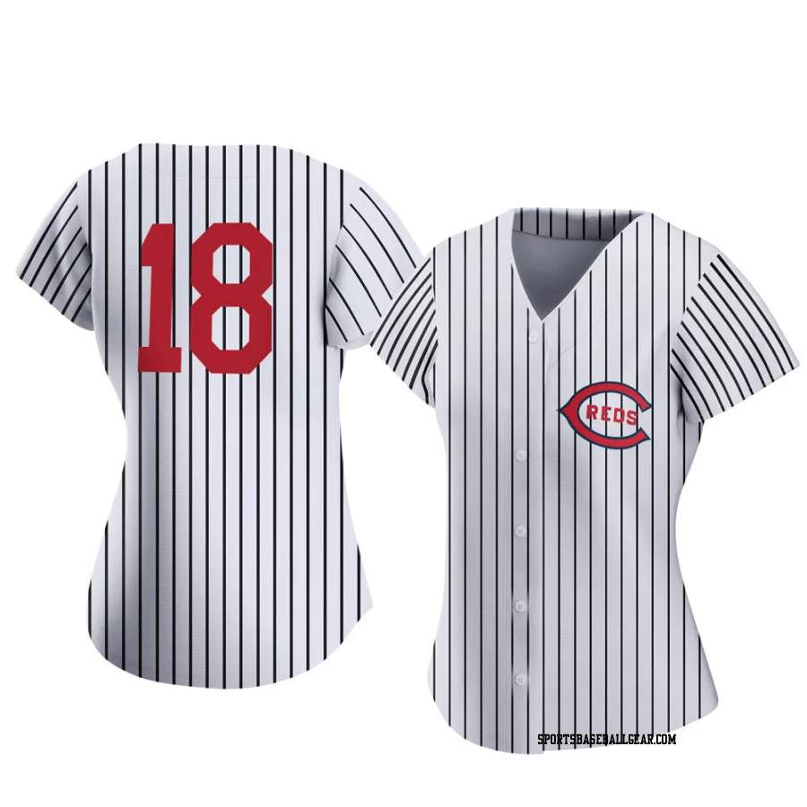 Benito Santiago Women's Cincinnati Reds White Authentic 2022 Field Of Dreams Jersey