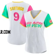 Benito Santiago Women's San Diego Padres White Authentic 2022 City Connect Jersey