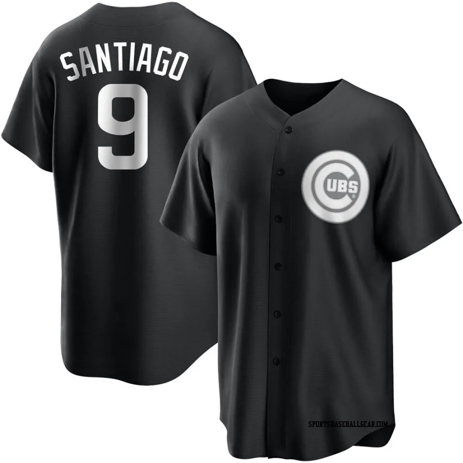 Benito Santiago Youth Chicago Cubs Black/White Replica Jersey