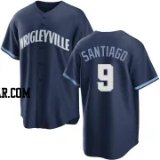 Benito Santiago Youth Chicago Cubs Navy Replica 2021 City Connect Jersey