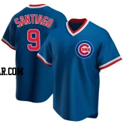 Benito Santiago Youth Chicago Cubs Royal Replica Road Cooperstown Collection Jersey