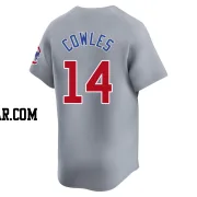 Benjamin Cowles Men's Chicago Cubs Gray Limited Road Jersey