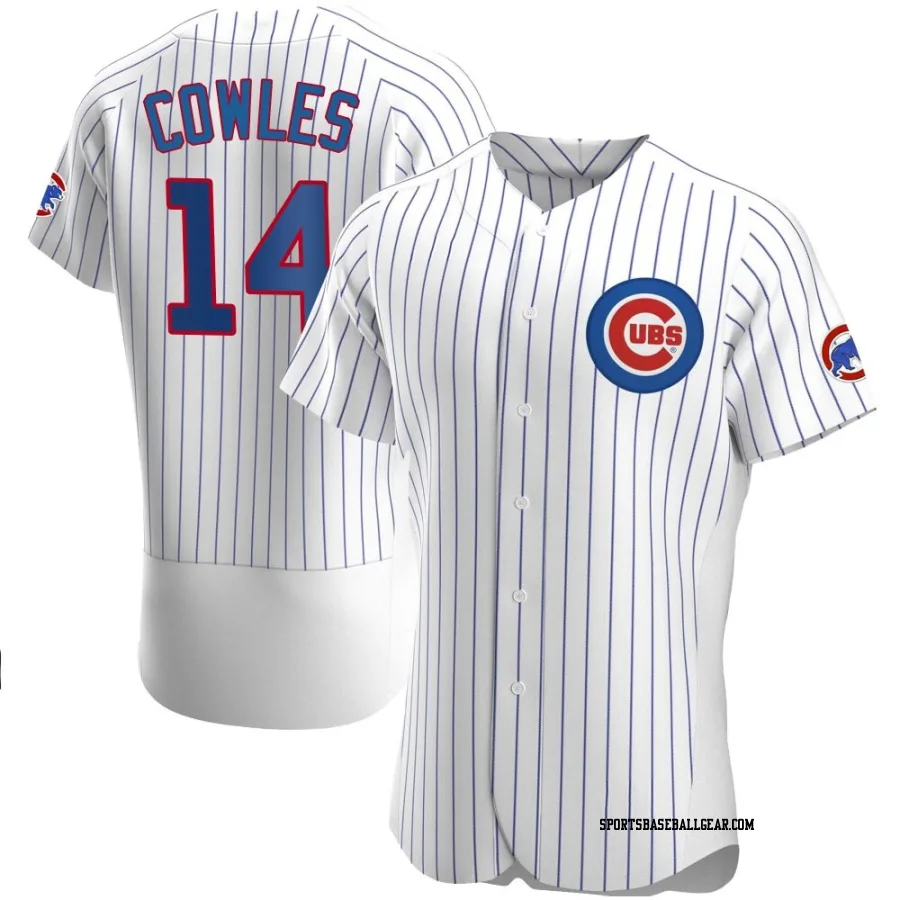 Benjamin Cowles Men's Chicago Cubs White Authentic Home Jersey