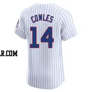 Benjamin Cowles Men's Chicago Cubs White Elite Home Jersey