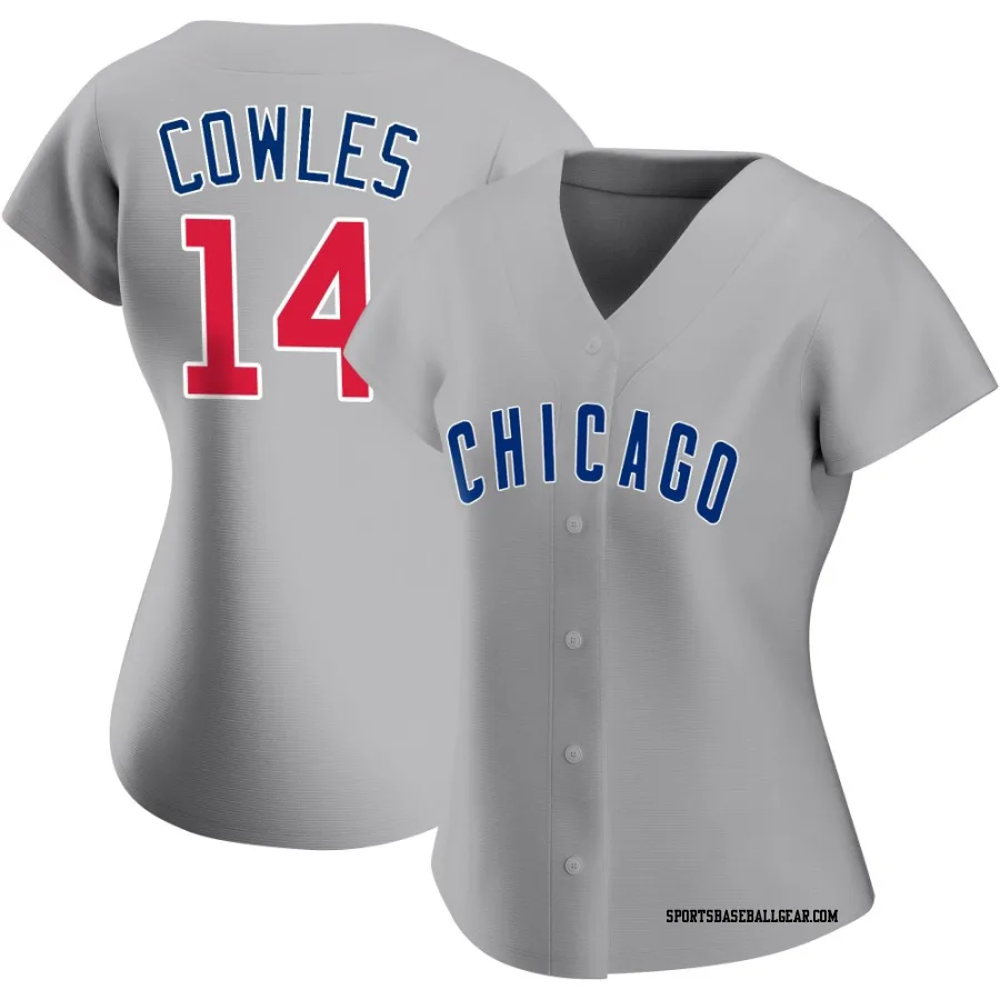 Benjamin Cowles Women's Chicago Cubs Gray Authentic Road Jersey