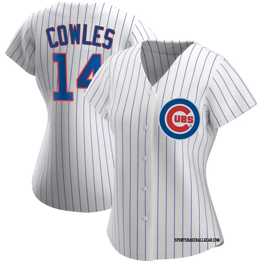 Benjamin Cowles Women's Chicago Cubs White Authentic Home Jersey