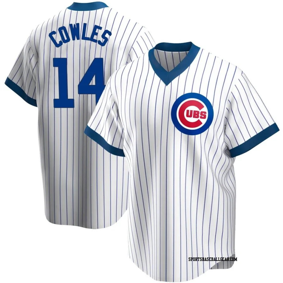 Benjamin Cowles Youth Chicago Cubs White Replica Home Cooperstown Collection Jersey