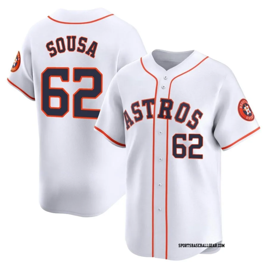 Bennett Sousa Men's Houston Astros White Limited Home Jersey