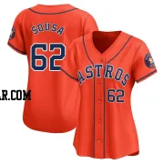 Bennett Sousa Women's Houston Astros Orange Limited Alternate Jersey