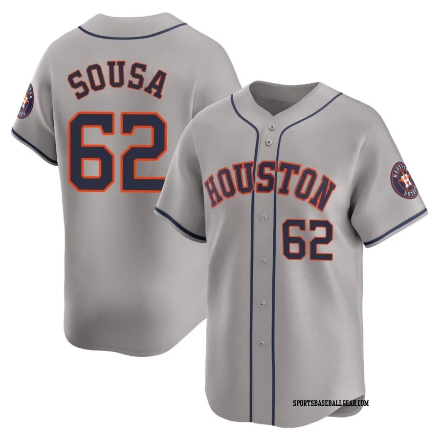 Bennett Sousa Youth Houston Astros Gray Limited Away Jersey