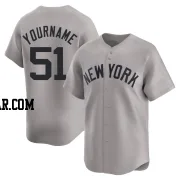 Bernie Williams Men's New York Yankees Gray Limited Away Jersey