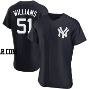 Bernie Williams Men's New York Yankees Navy Authentic Alternate Jersey