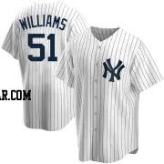 Bernie Williams Men's New York Yankees White Replica Home Jersey